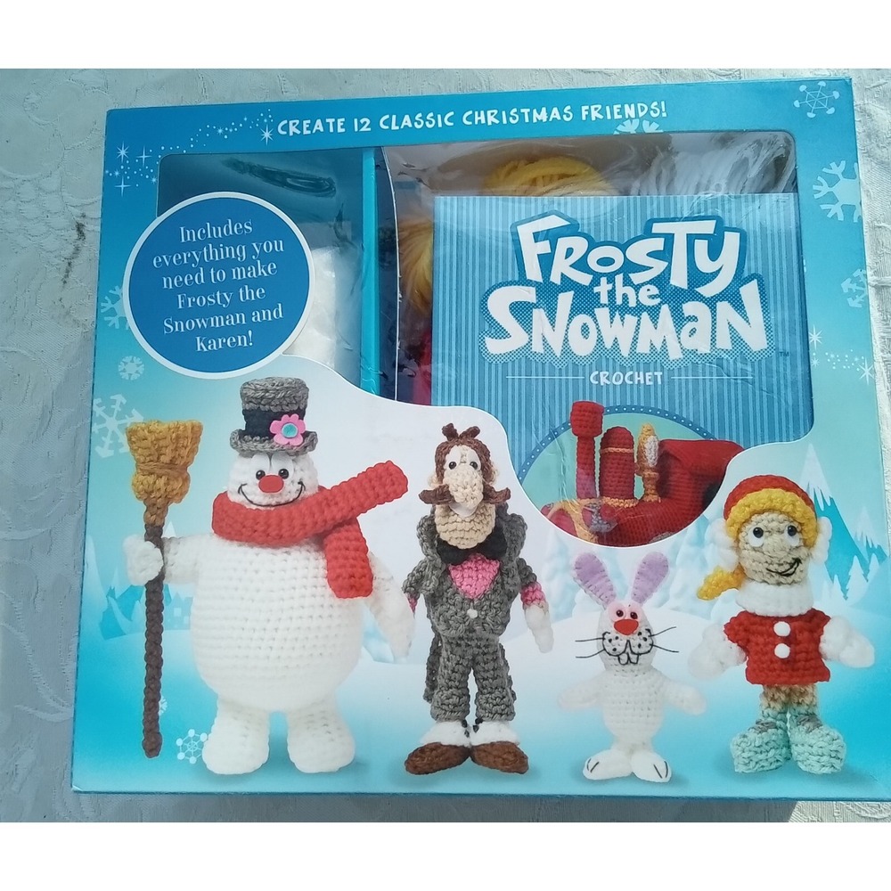 Crochet Craft Kit  " Frosty the Snowman"